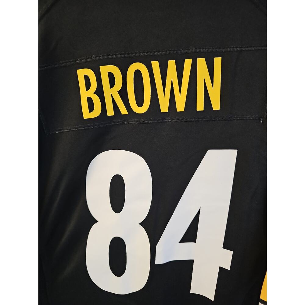Nike On Field Antonio Brown #84 Pittsburgh Steelers NFL Jersey Men's XXL - Picture 8 of 8
